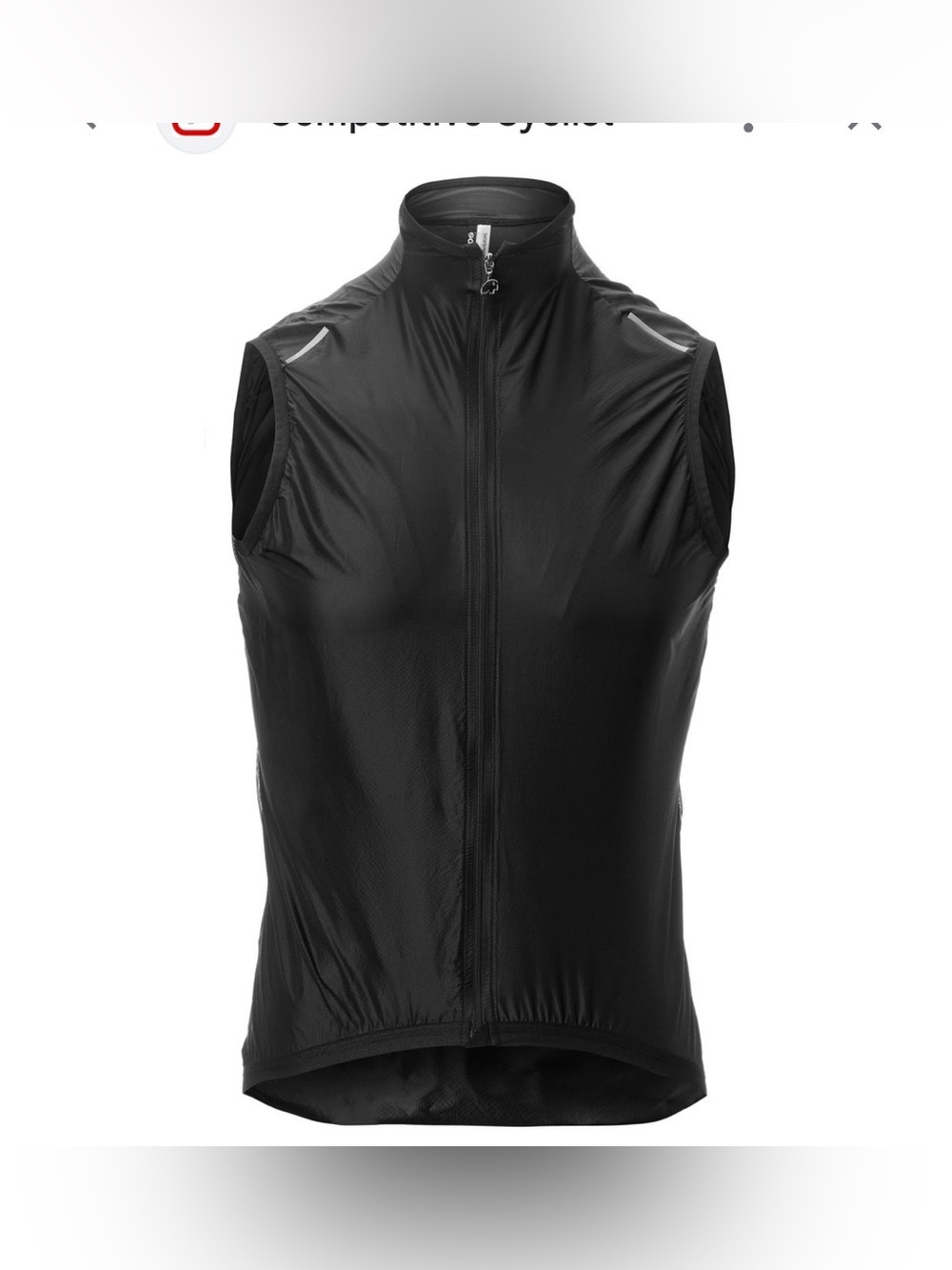 Assos sV.blitz Feder Vest - Men's Size small  black Series Cycling Sport